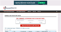 Desktop Screenshot of keyword-reporter.com
